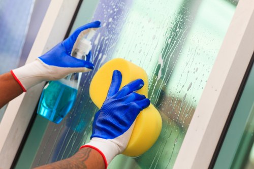 Local cleaners working on a move out cleaning job in Tooting